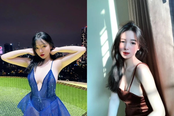 Mê mốt “thả rông vòng 1" dạo phố, cặp gái xinh 10X là ai?