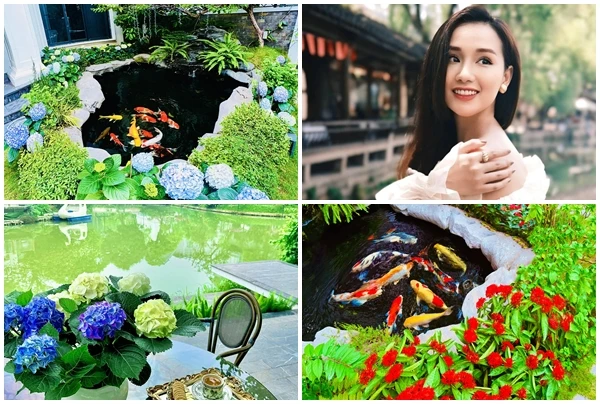 Biệt thự rực sắc hoa của “nữ diễn viên giàu nhất miền Bắc“