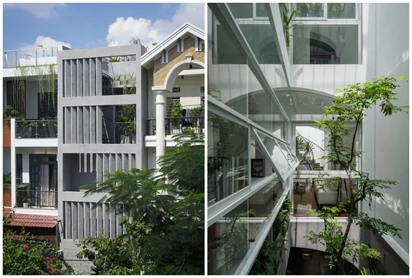 Thiết kế giống hang động nguyên thủy, nhà Sài Gòn lên báo Mỹ