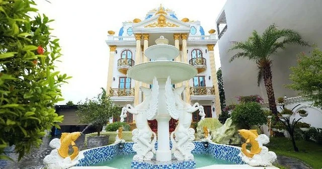 Cận cảnh lâu đài “ốp” toàn gỗ quý tại Lương Sơn