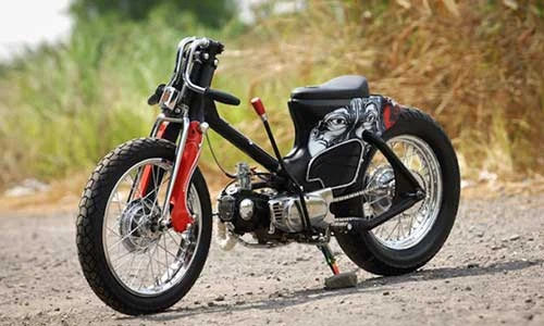 Honda Super Cub "đồng nát" hồi sinh chất hơn xế xịn