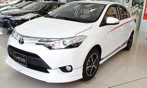 Xe sedan Toyota Vios bán chạy nhất Việt Nam năm 2017