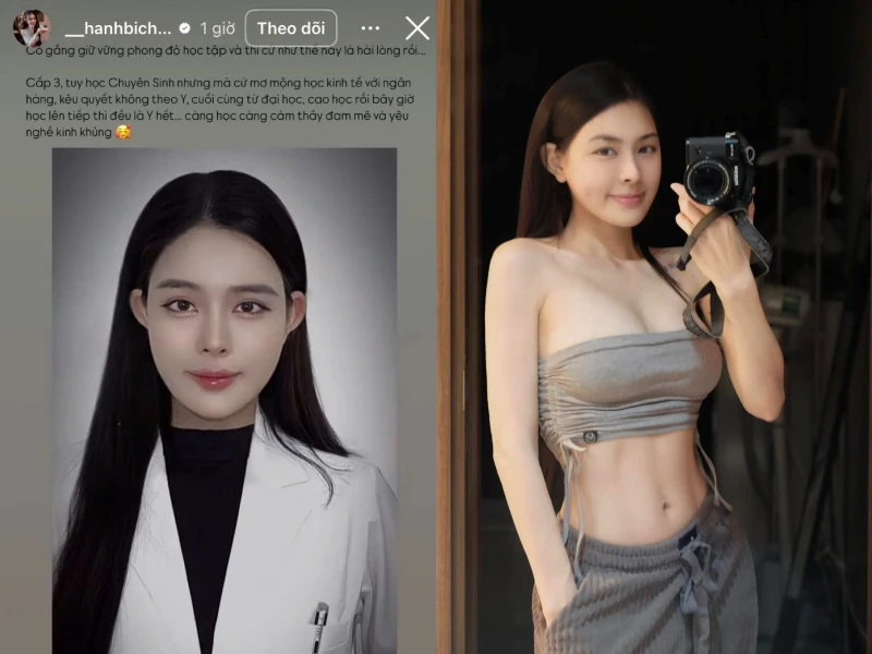 Hot girl phòng gym Nam Định bất ngờ tiết lộ học vấn