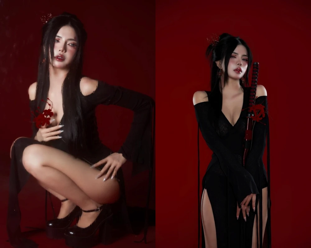 Gái xinh Mai Dora xuất hiện với thiết kế cắt xẻ táo bạo