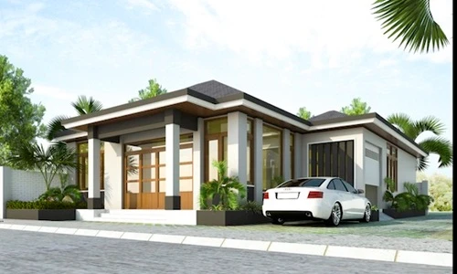 Mê mẩn 10 mẫu biệt thự 1 tầng giá 800 triệu đồng