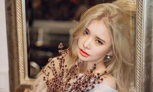 Vẻ đẹp lai Tây của em gái Neymar phiên bản Hàn Quốc