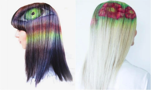 Dân mạng “phát rồ” với phong cách tóc cầu vồng