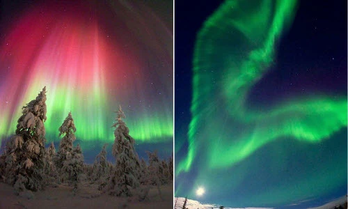 Chộp cảnh bắc cực quang tuyệt đẹp ở Siberia