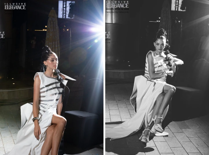 Vợ thủ môn Bùi Tiến Dũng khoe chân thẳng tắp, thần thái cực "slay"