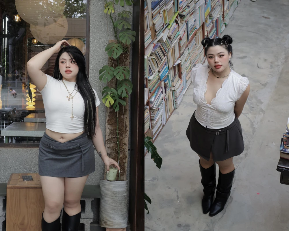 Nàng béo Lâm Đồng tự tin khoe dáng, ưa đồ body