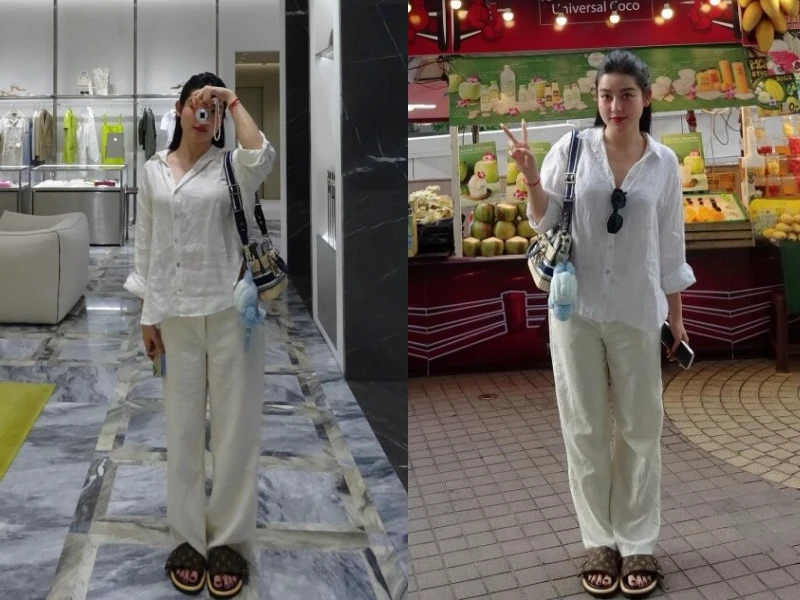 Á hậu Huyền My ăn mặc đơn giản vẫn bừng sáng visual