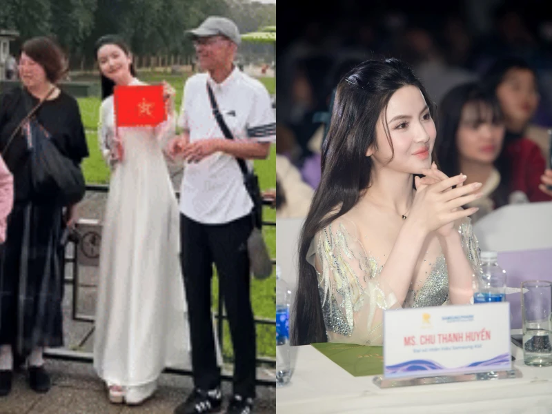 Chu Thanh Huyền diện áo dài dạo phố sau loạt drama gây chú ý