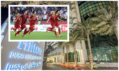 Đội tuyển Việt Nam đang nghỉ ngơi trong khách sạn "xịn" thế nào?