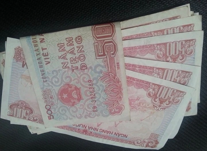 Hoài niệm tờ 500 đồng còn giá trị lưu hành nhưng ít sử dụng 