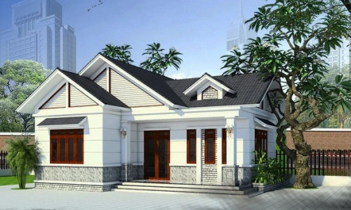 10 mẫu nhà cấp 4 thiết kế 4 phòng ngủ hiện đại