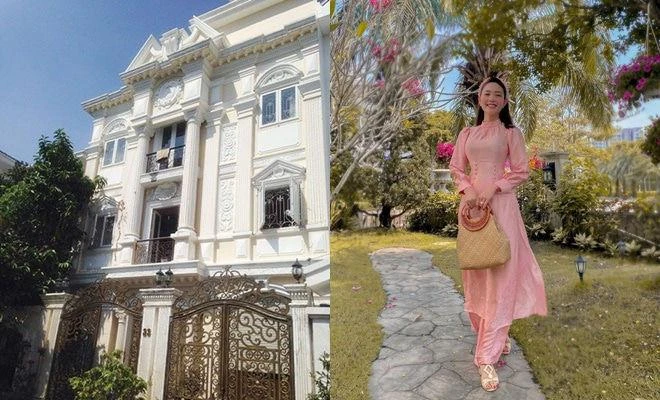 “Lóa mắt” villa bạc tỷ của Minh Hằng chuẩn bị đón Tết