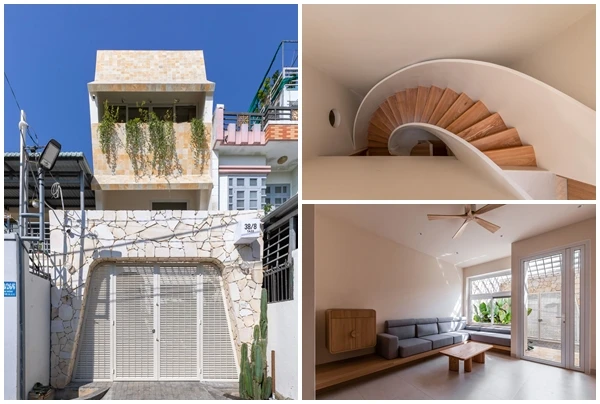 Lấy cảm hứng từ nếp gấp, nhà phố “nổi bần bật” giữa Sài Gòn