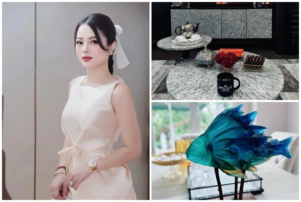 Choáng ngợp biệt thự “tỏa mùi tiền” của hot mom Hằng Túi