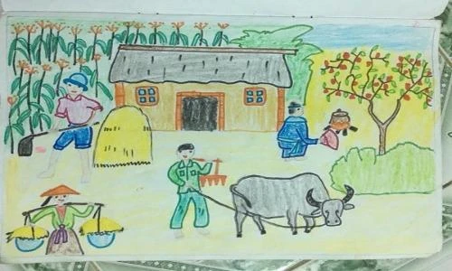 Bức tranh tập vẽ nhắc bạn về "tuổi thơ dữ dội" 