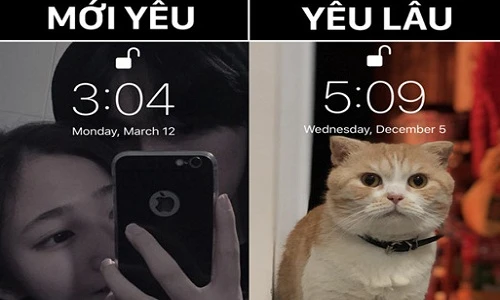 Lúc mới yêu và đã yêu lâu, các cặp đôi thay đổi ra sao?