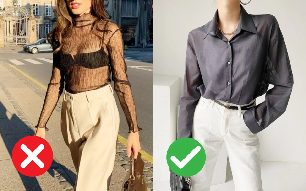 Đẹp đến mấy cũng xin chị em đừng mặc kiểu áo này đi làm! 