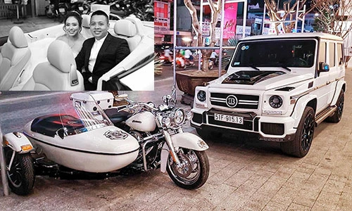 Siêu xe, môtô khủng tại đám cưới biker “khét tiếng” VN