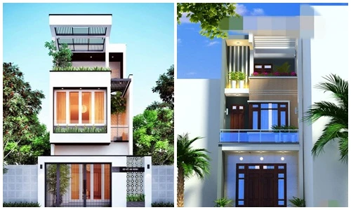 10 mẫu nhà 2 tầng 1 tum đơn giản mà siêu đẹp