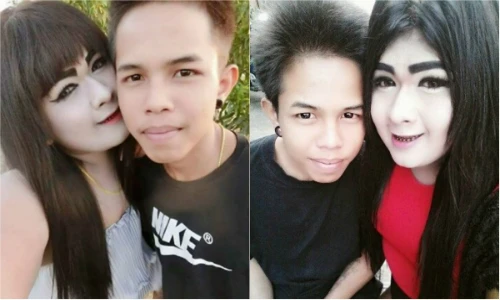 Phát hoảng với cặp đôi chàng “cò hương”, nàng “khủng long"