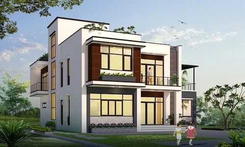 10 mẫu biệt thự 2 tầng 700 triệu đồng đẹp hút mắt