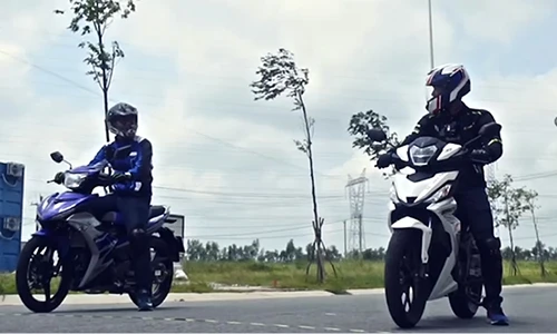 Honda Winner 150 cho Yamaha Exciter 150 “hít khói” tại VN