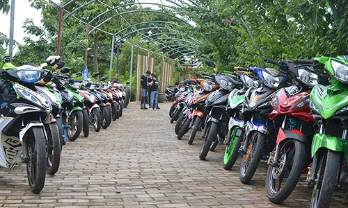 Hàng trăm "xế nổ" Yamaha Exciter tụ hội tại Biên Hoà