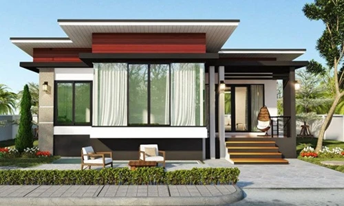 10 mẫu nhà mái bằng chi phí khoảng 900 triệu đồng