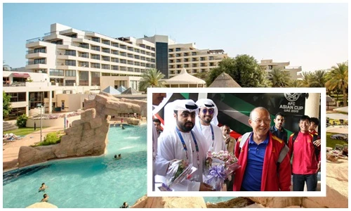 Bên trong khách sạn tuyển Việt Nam nghỉ chờ quyết đấu Yemen
