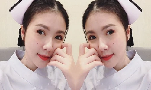Nữ y tá Thái Lan xinh đẹp khiến dân tình phát sốt 