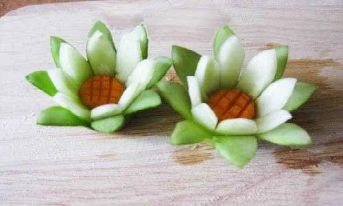 3 cách tỉa hoa từ củ quả cực đơn giản