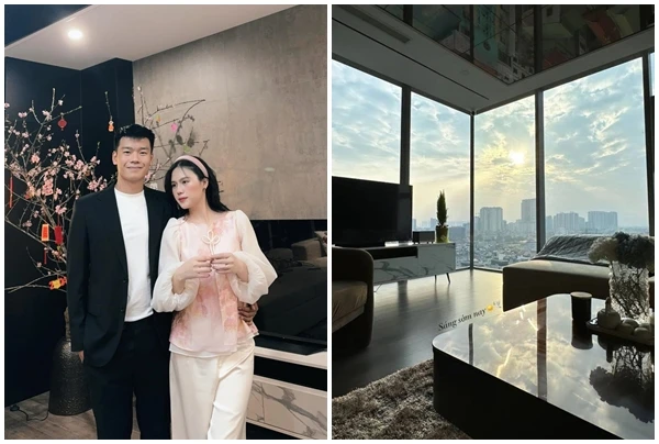 “Ngó” căn nhà view trọn Hà Nội của Thành Chung và vợ hotgirl