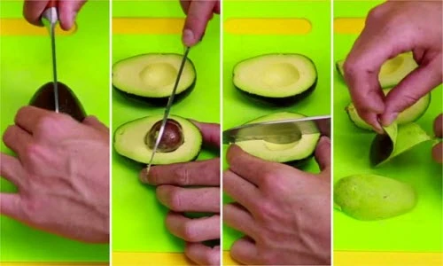 Cách bóc vỏ quả bơ đơn giản không mất chất dinh dưỡng