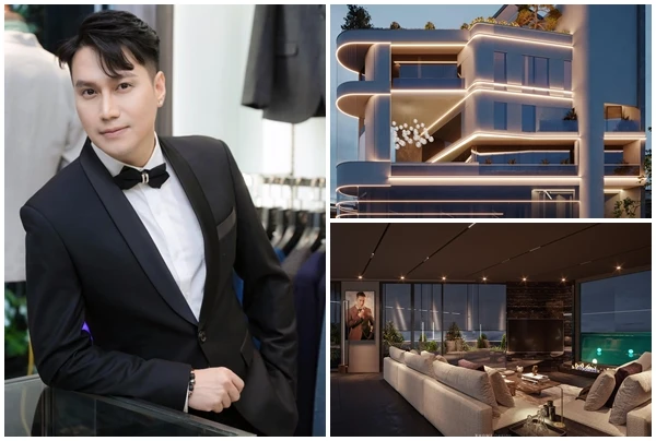 Biệt thự mới lộng lẫy như cung điện của diễn viên Việt Anh 