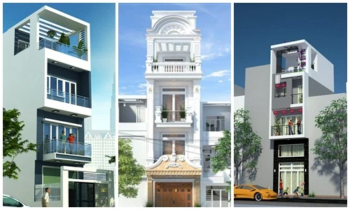 Top 10 mẫu nhà phố 4x8m được ưa chuộng nhất 2019
