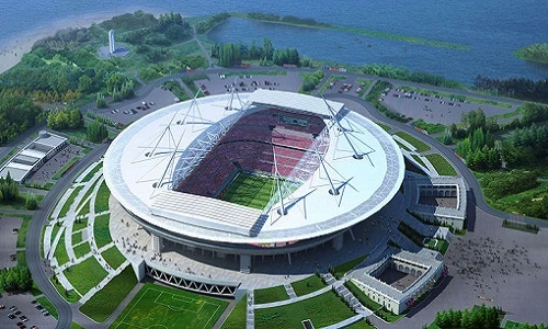Ngắm kiến trúc sân bóng hiện đại bậc nhất World Cup 2018