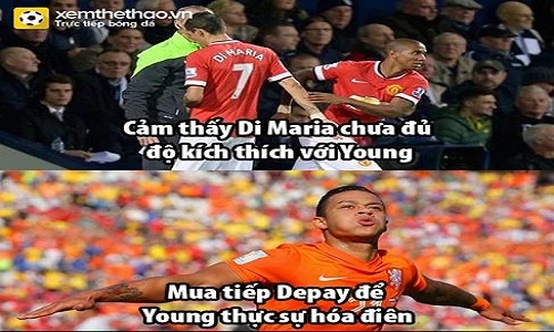 Ảnh chế: Hai “liều thuốc kích thích” MU dành cho Ashley Young