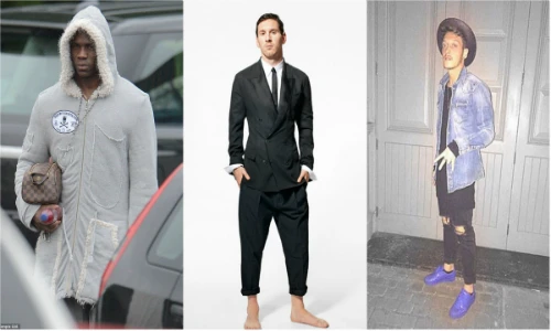 Hết hồn phong cách thời trang thảm họa của sao bóng đá