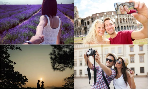 Phong cách chụp ảnh mê hoặc các cặp đôi khi du lịch