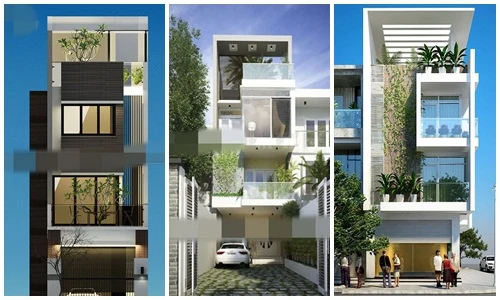 10 mẫu nhà phố có gara để xe được ưa chuộng nhất 2018