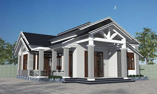 10 mẫu nhà cấp 4 nhiều mái đẹp hút mắt