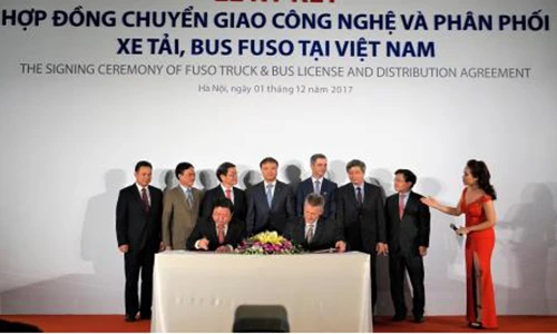 Thaco chính thức phân phối xe tải, xe bus Fuso tại Việt Nam