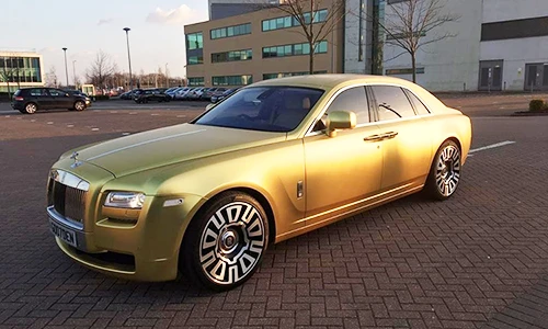 Rolls-Royce Ghost mạ vàng dành cho tiền ảo Bitcoin