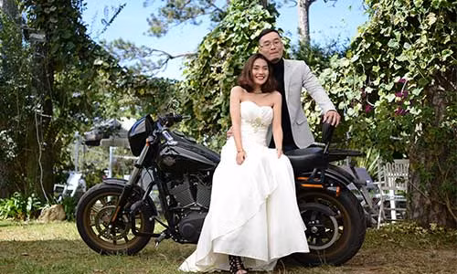 Dàn môtô Harley-Davidson “cướp dâu” tại Đà Lạt 