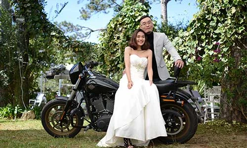 Dàn môtô Harley-Davidson “cướp dâu” tại Đà Lạt 