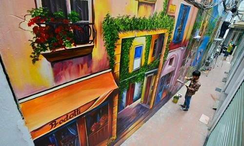 Ngỡ ngàng ngõ nhỏ Venice tuyệt đẹp giữa Thủ đô Hà Nội